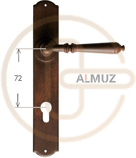 Klamka Mosca 2700 - rozstaw 72 mm